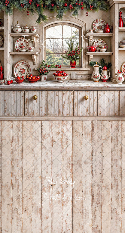 Christmas China Cabinet - With Sweep Option