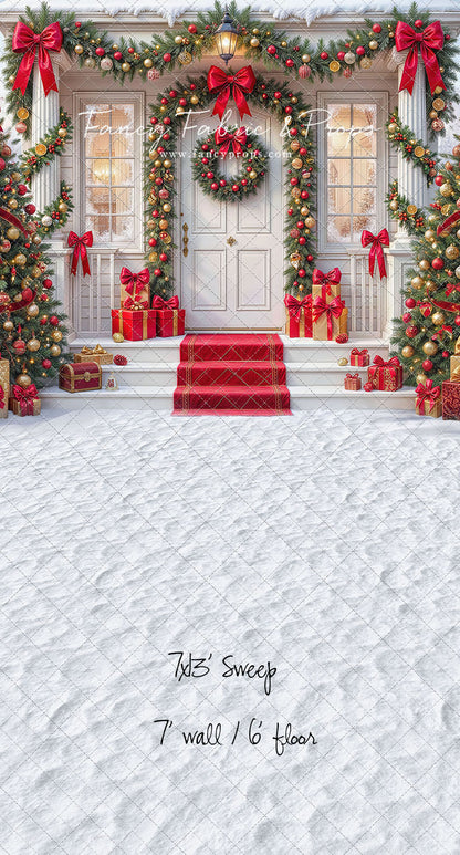 Christmas Front Porch Classic - With Sweep Option