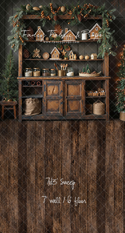 Christmas Kitchen Charm - With Sweep Option