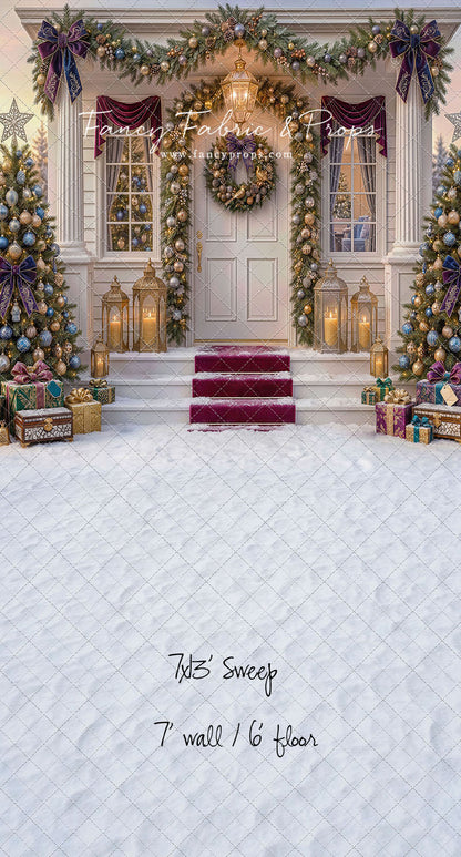 Christmas Plum Home - With Sweep Option