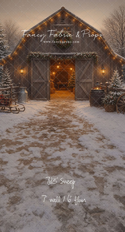 Christmas In The Timber Barn - with Sweep Option