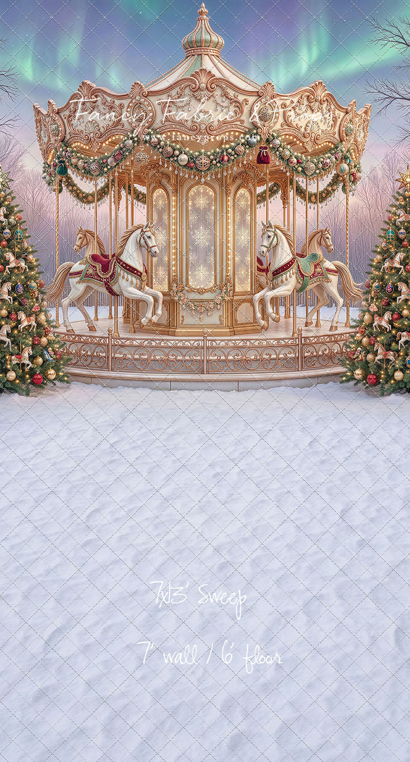 Classic Christmas Carousel - With Sweep Option