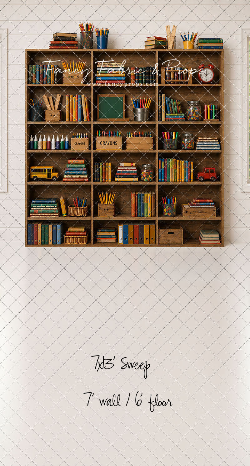 Classic Classroom Bookshelf - With Sweep Option