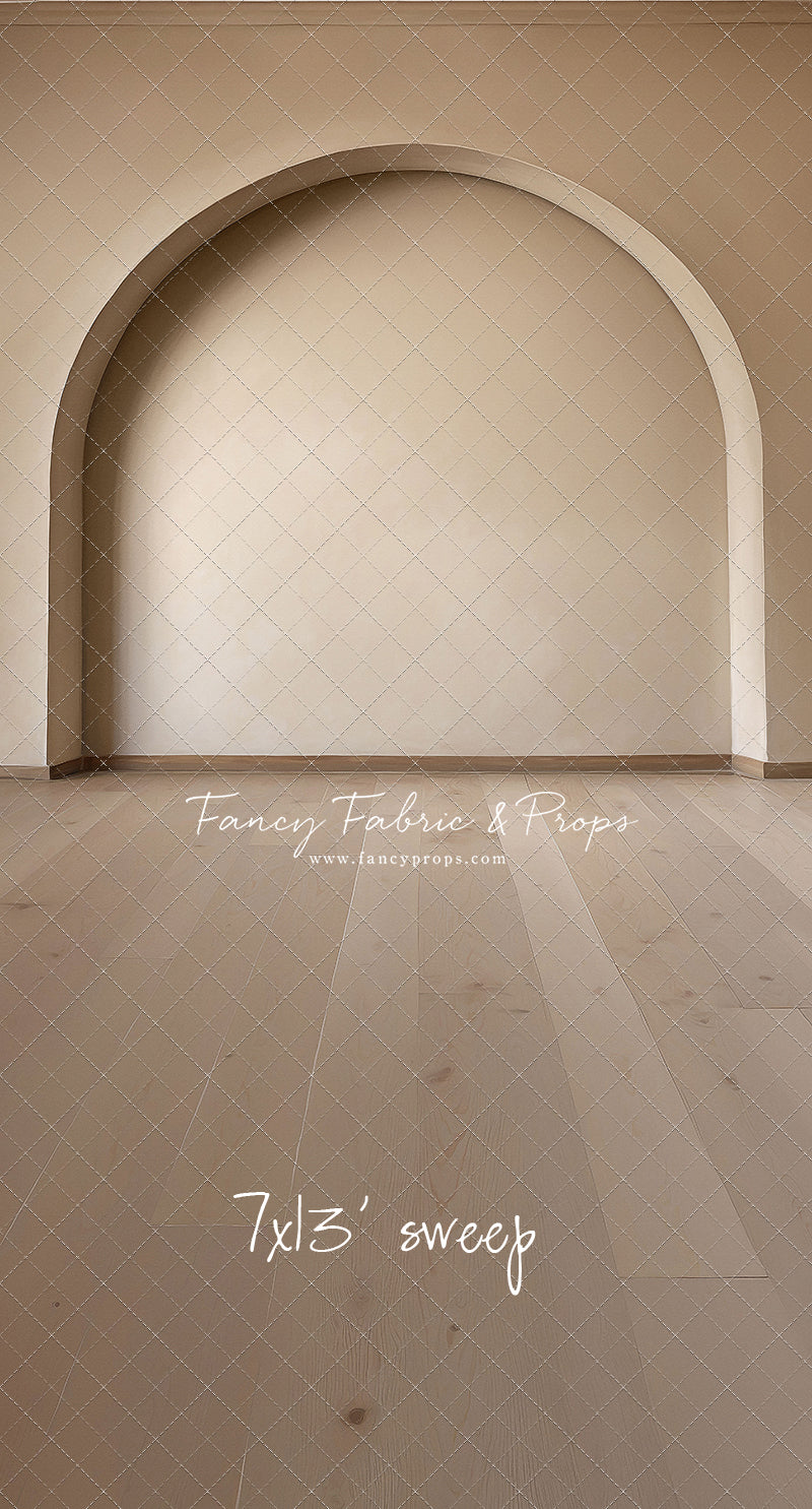 Classic Cream Alcove - Wood Floor - With Sweep Option