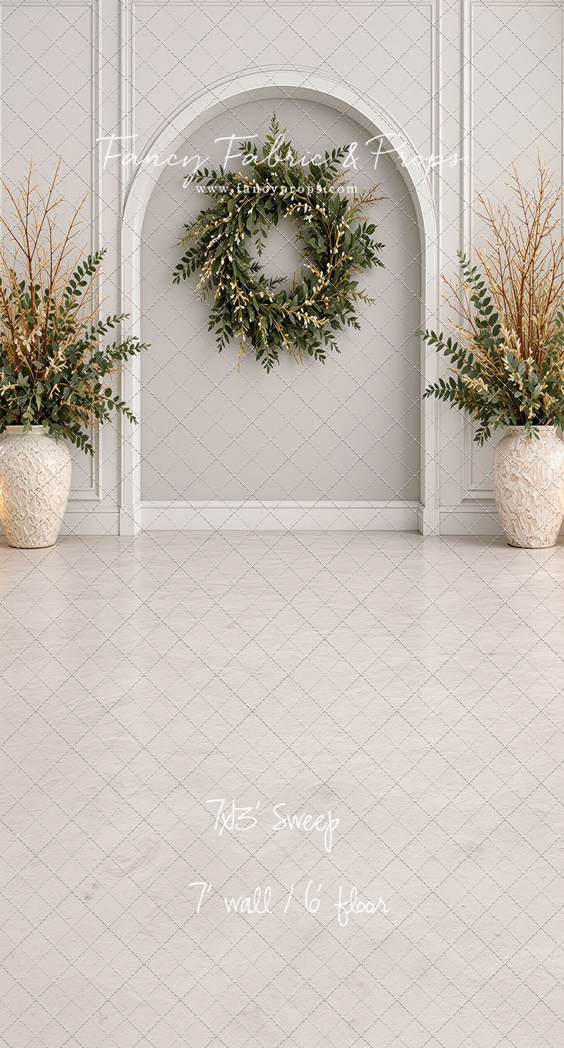Clean Evergreen Arch - With Sweep Option