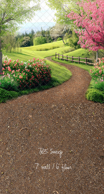 Country Road In Bloom - With Sweep Option