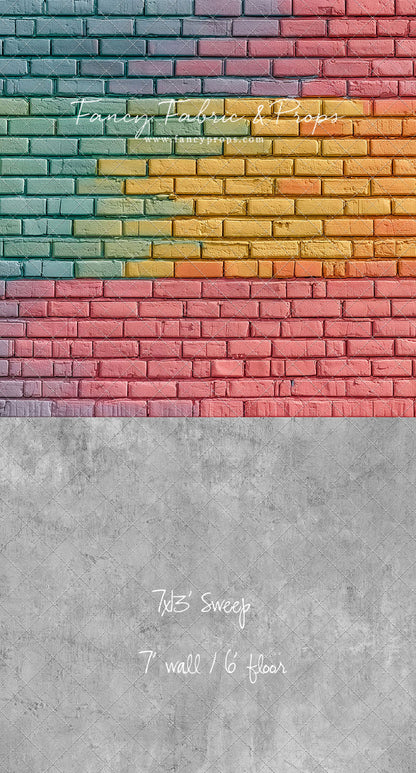 Daydream Pastel Brick - With Sweep Option