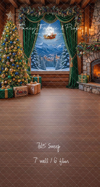 Emerald Mountain Sleigh View - with Sweep Option