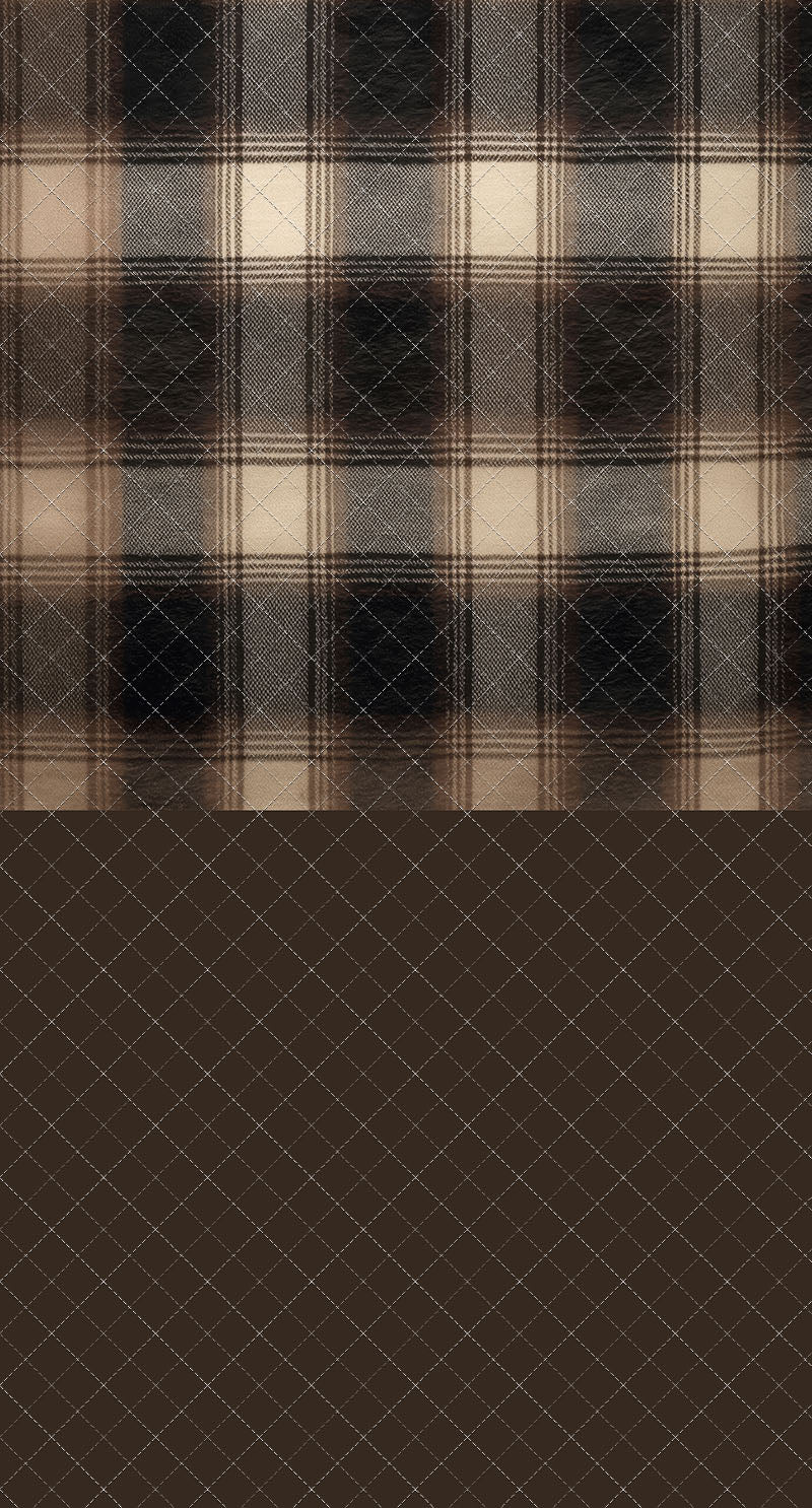 Espresso Flannel - With Sweep Option