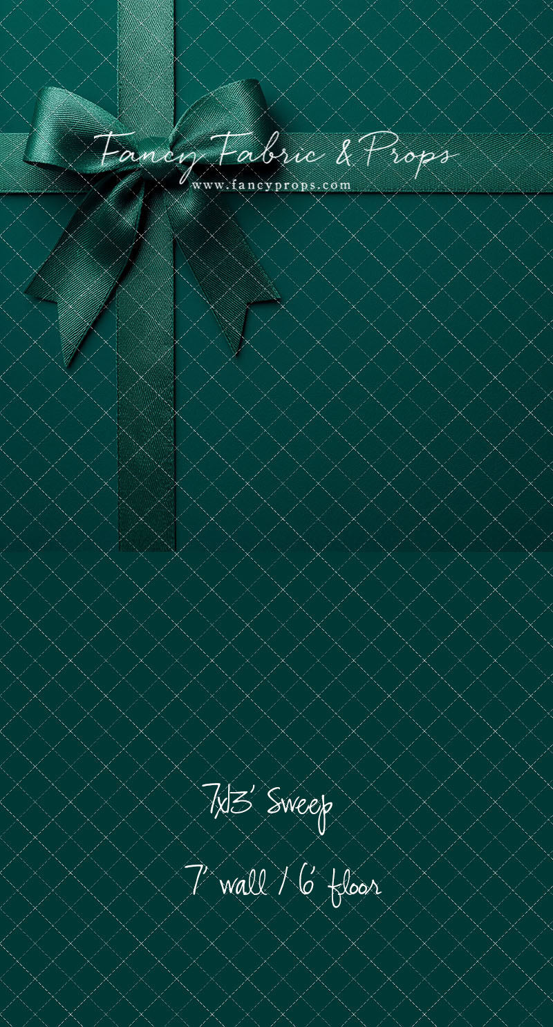 Evergreen Glam Bows- With Sweep Option