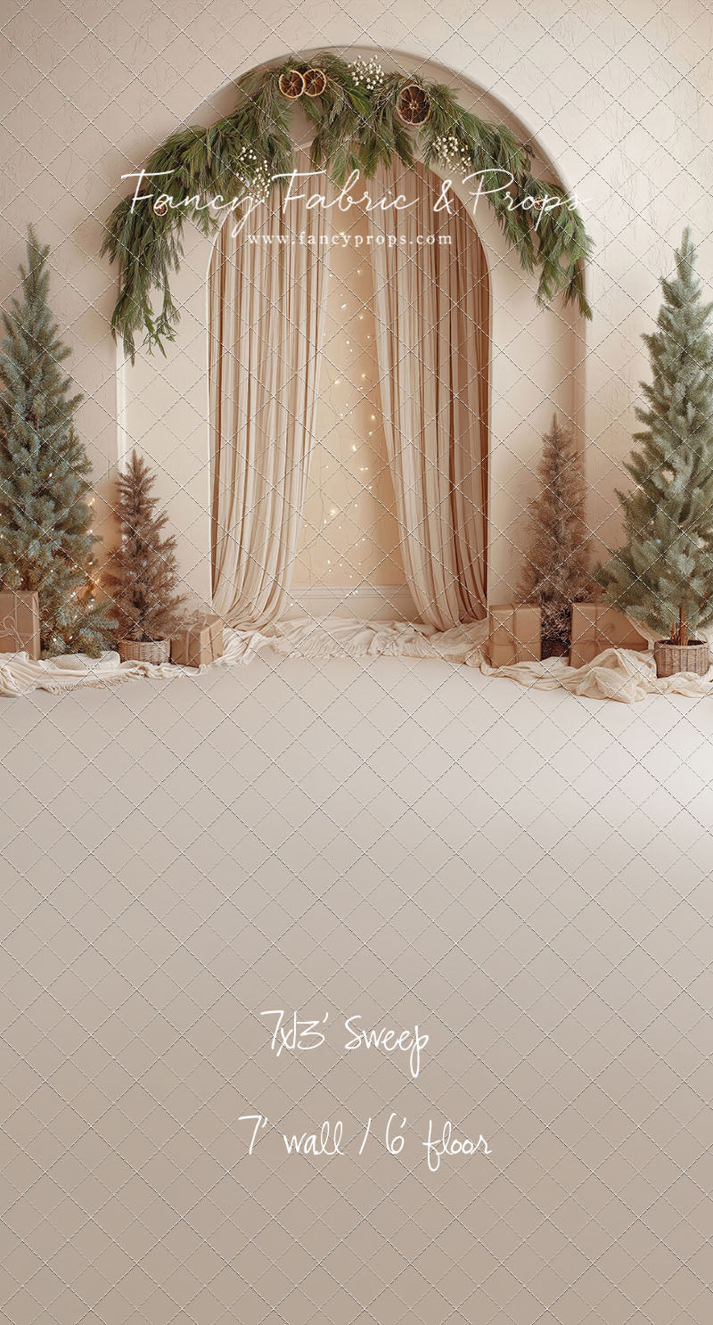 Evergreen & Ivory - With Sweep Option