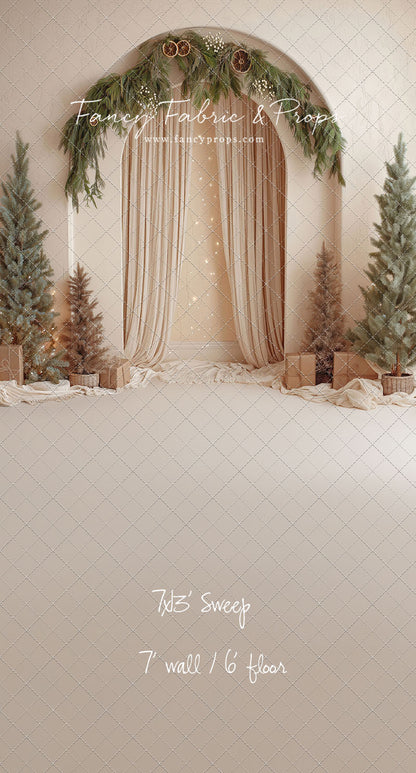 Evergreen & Ivory - With Sweep Option