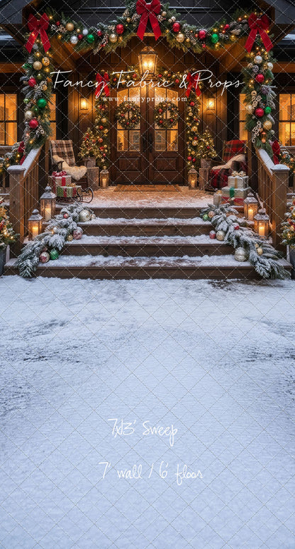 Festive Front Porch - With Sweep Option