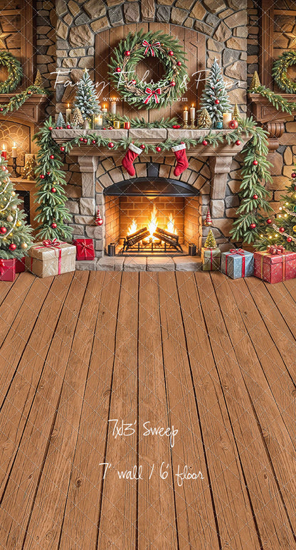 Fireside Christmas Magic - with Sweep Option