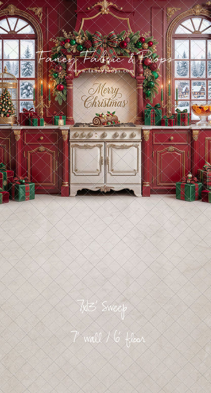 Gilded Cranberry Kitchen - With Sweep Option