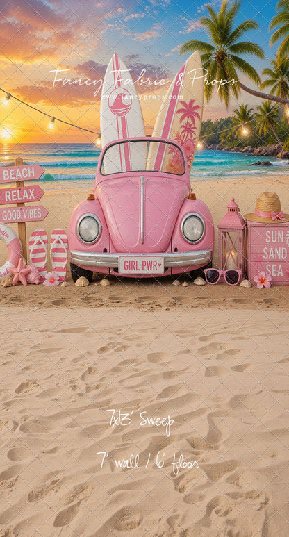 Girl Power Beach Bug - With Sweep Option