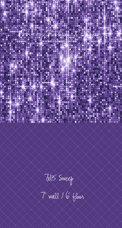 Glimmer Grape - With Solid Floor Sweep Option