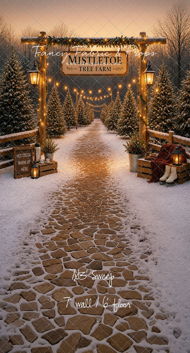 Golden Glow Christmas Farm - with Sweep Option