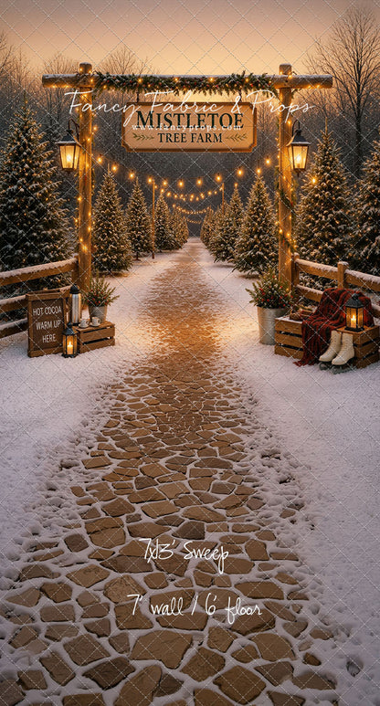 Golden Glow Christmas Farm - with Sweep Option