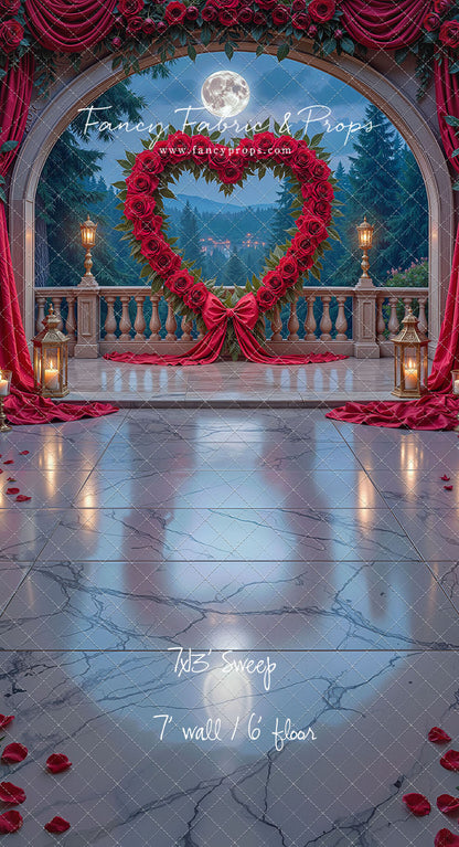 Heart of Roses - With Sweep Option