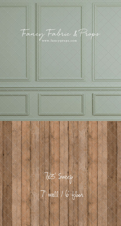 Heirloom Sage - With Cwtchicoo Wood Floor Sweep Option