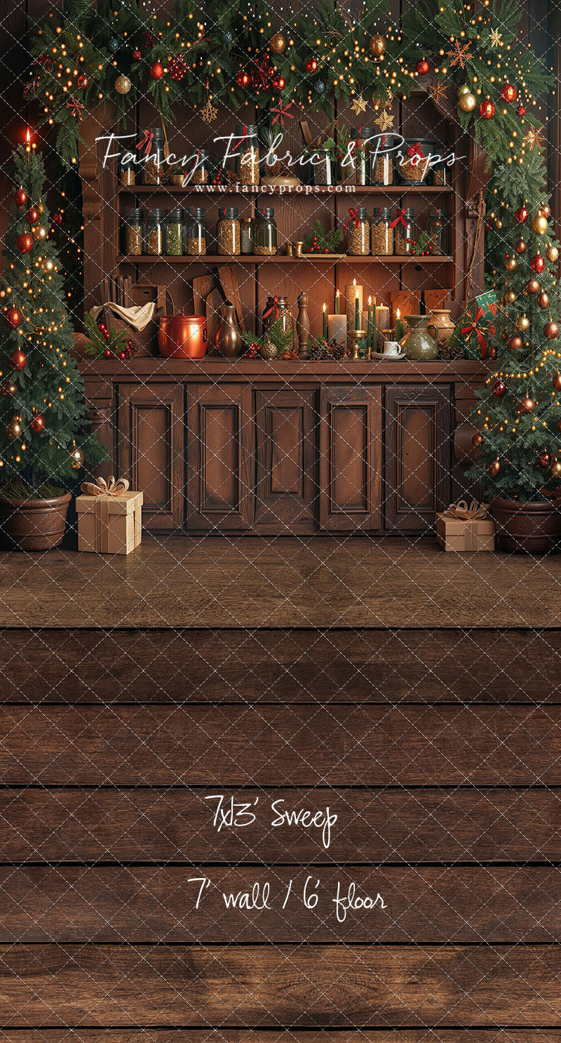 Holiday Pantry Kitchen - With Sweep Option