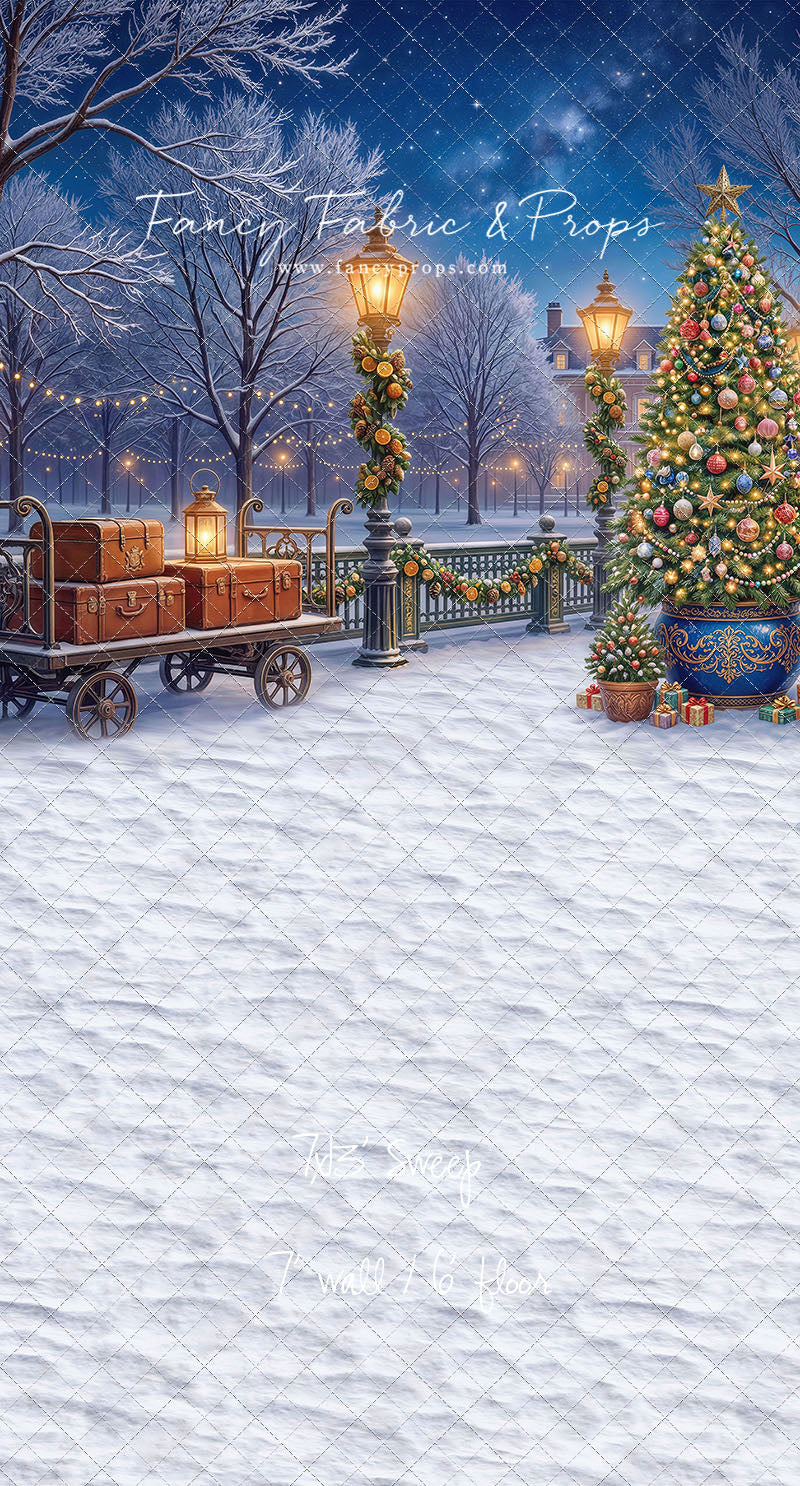 Holiday Train Station - With Sweep Option