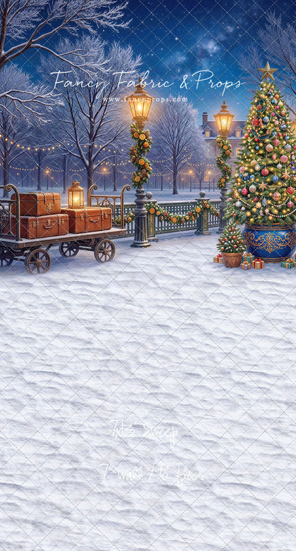 Holiday Train Station - With Sweep Option