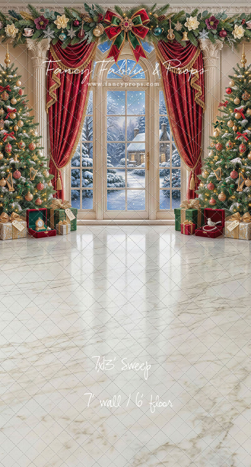 Holiday Window Elegance - with Sweep Option