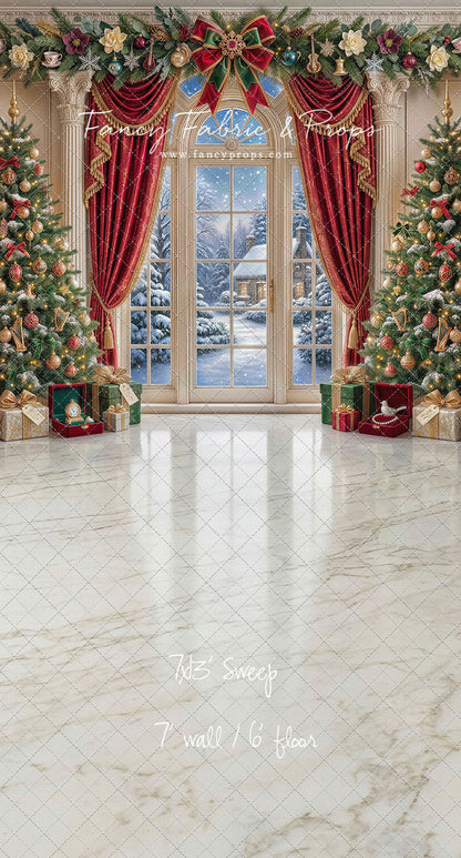 Holiday Window Elegance - with Sweep Option