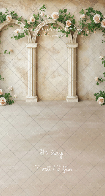 Ivory Arch Garden - With Sweep Option