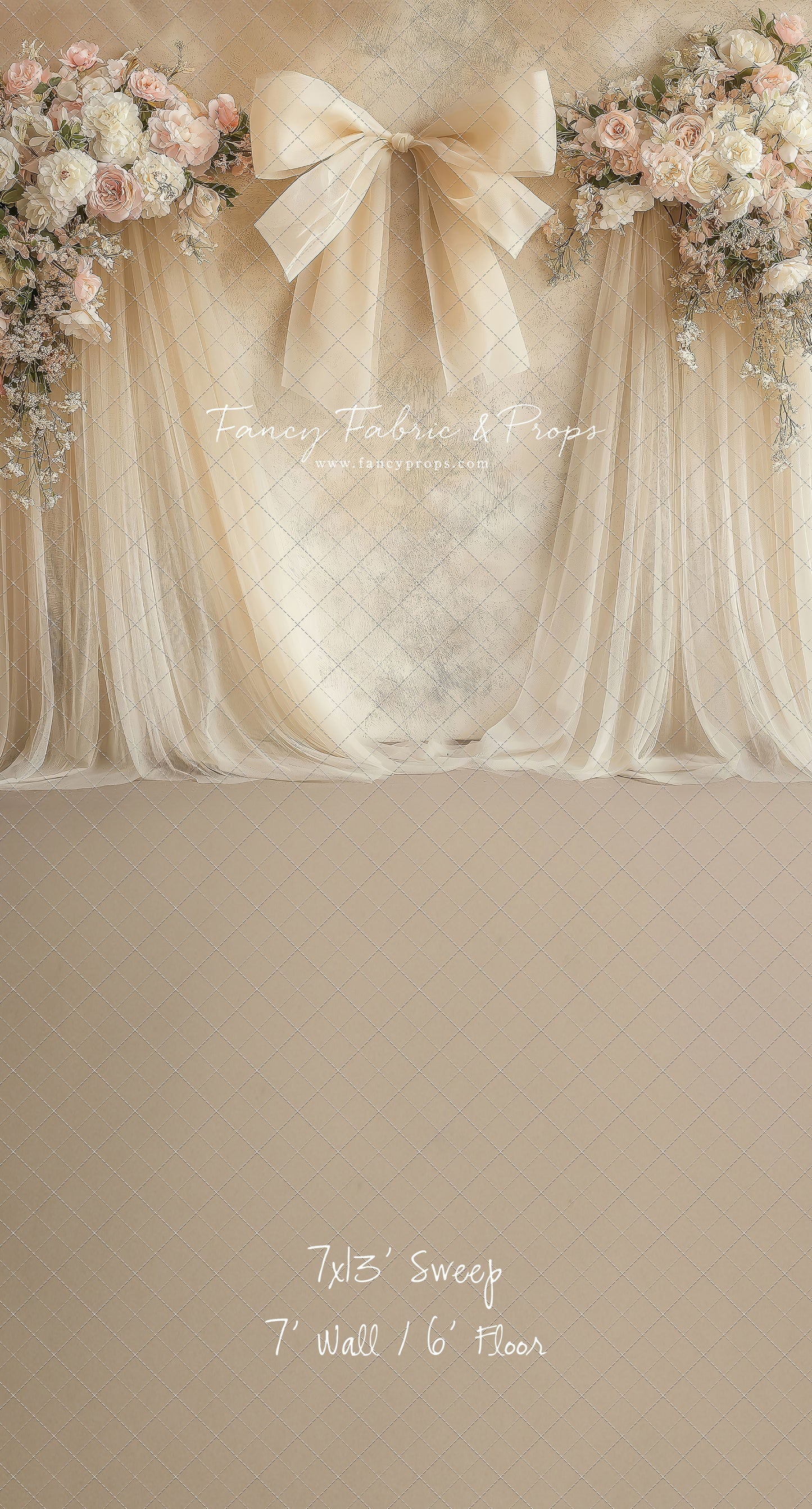 Ivory Bow Harmony  - With Sweep Option