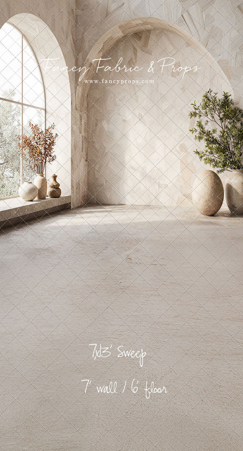 Ivory Vista Arch - With Sweep Option