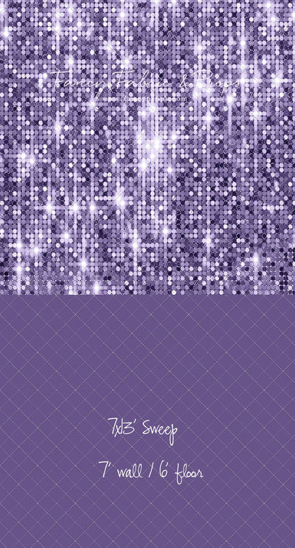 Lavender Lights - With Solid Floor Sweep Option