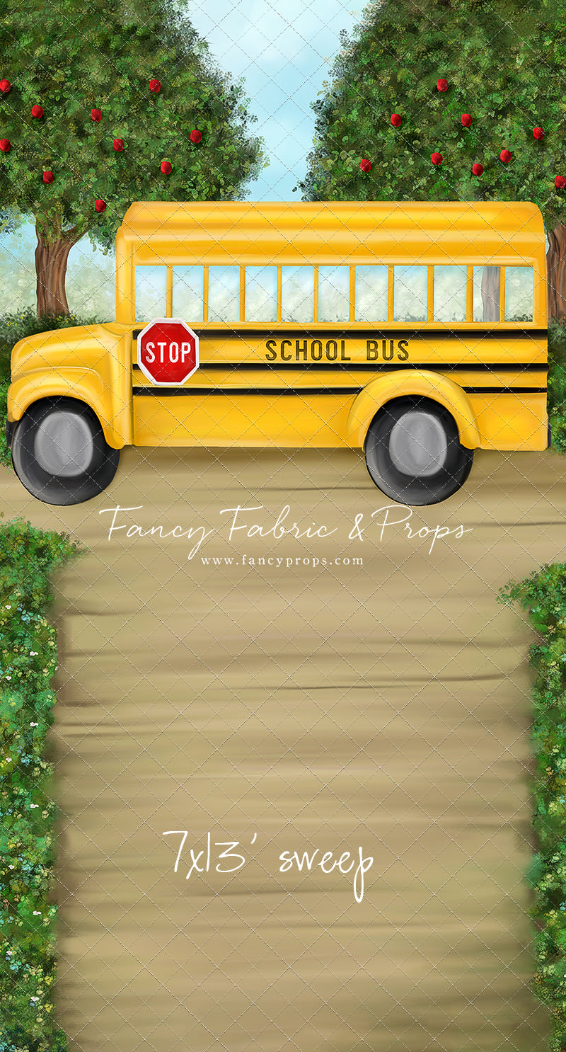 Little Yellow School Bus - With Sweep Option
