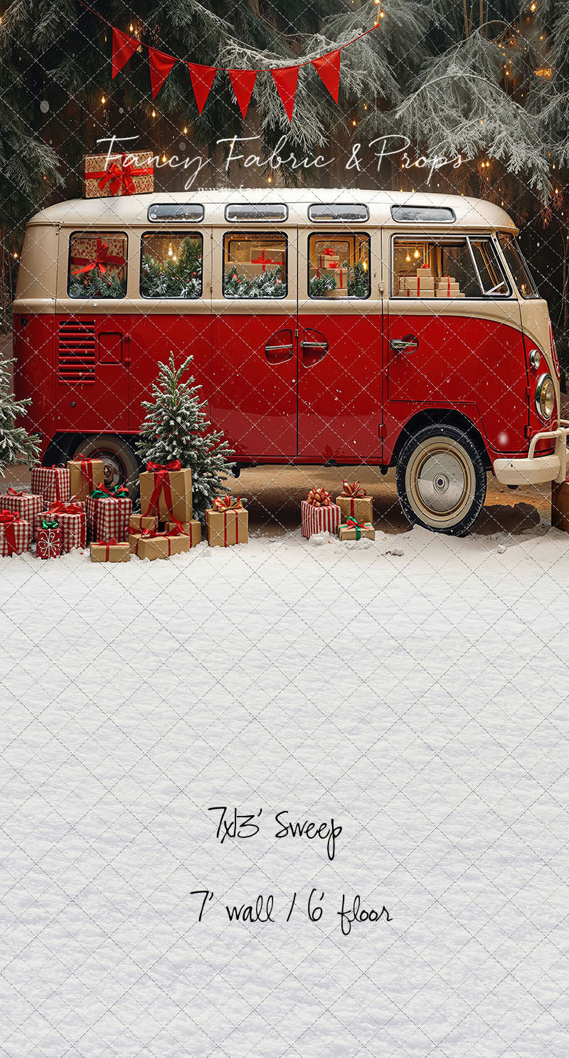Merry Little Bus Stop - with Sweep Option