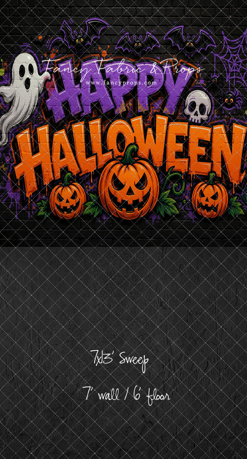 Midnight Graffiti Halloween - With Sweep Option