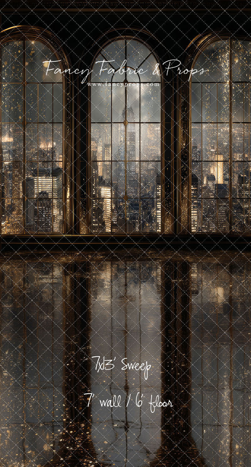 Midnight Skyline Ballroom - with Sweep Option