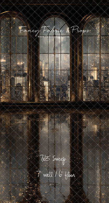 Midnight Skyline Ballroom - with Sweep Option