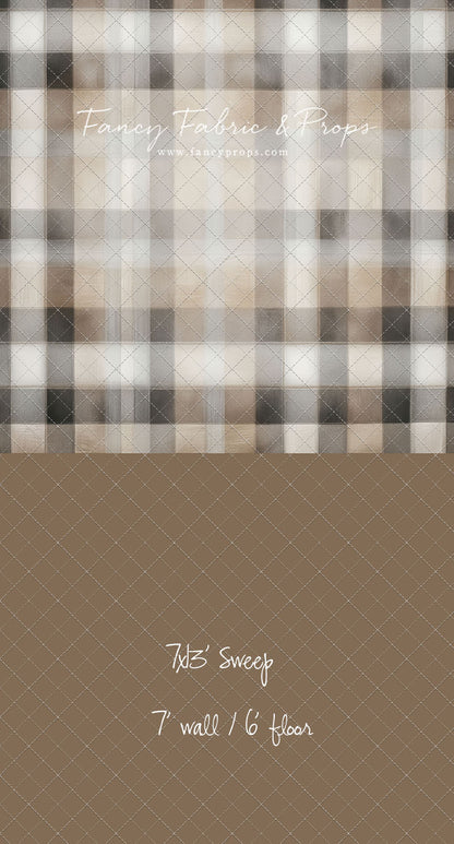 Mocha Flannel - With Sweep Option