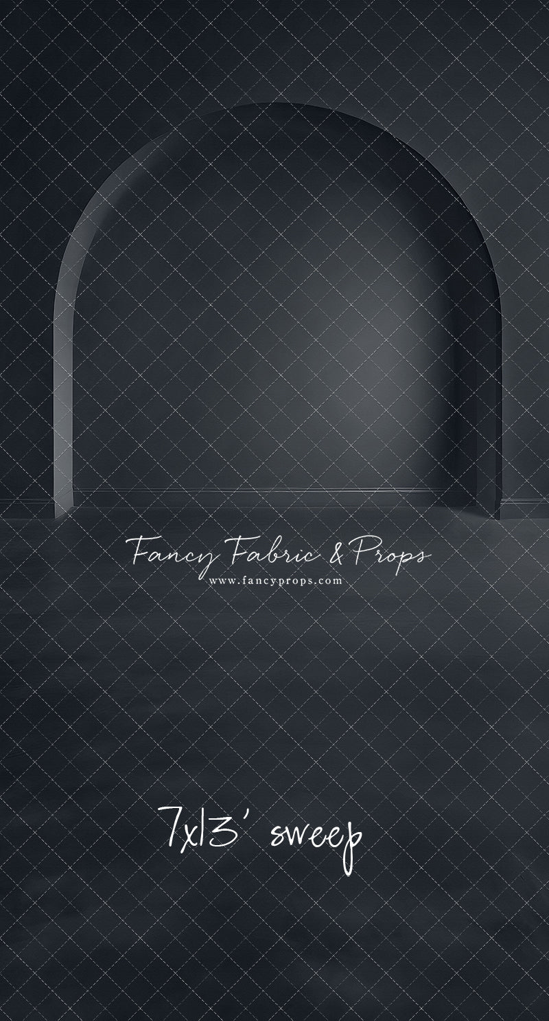 Modern Midnight Alcove - Solid Floor - With Sweep Option