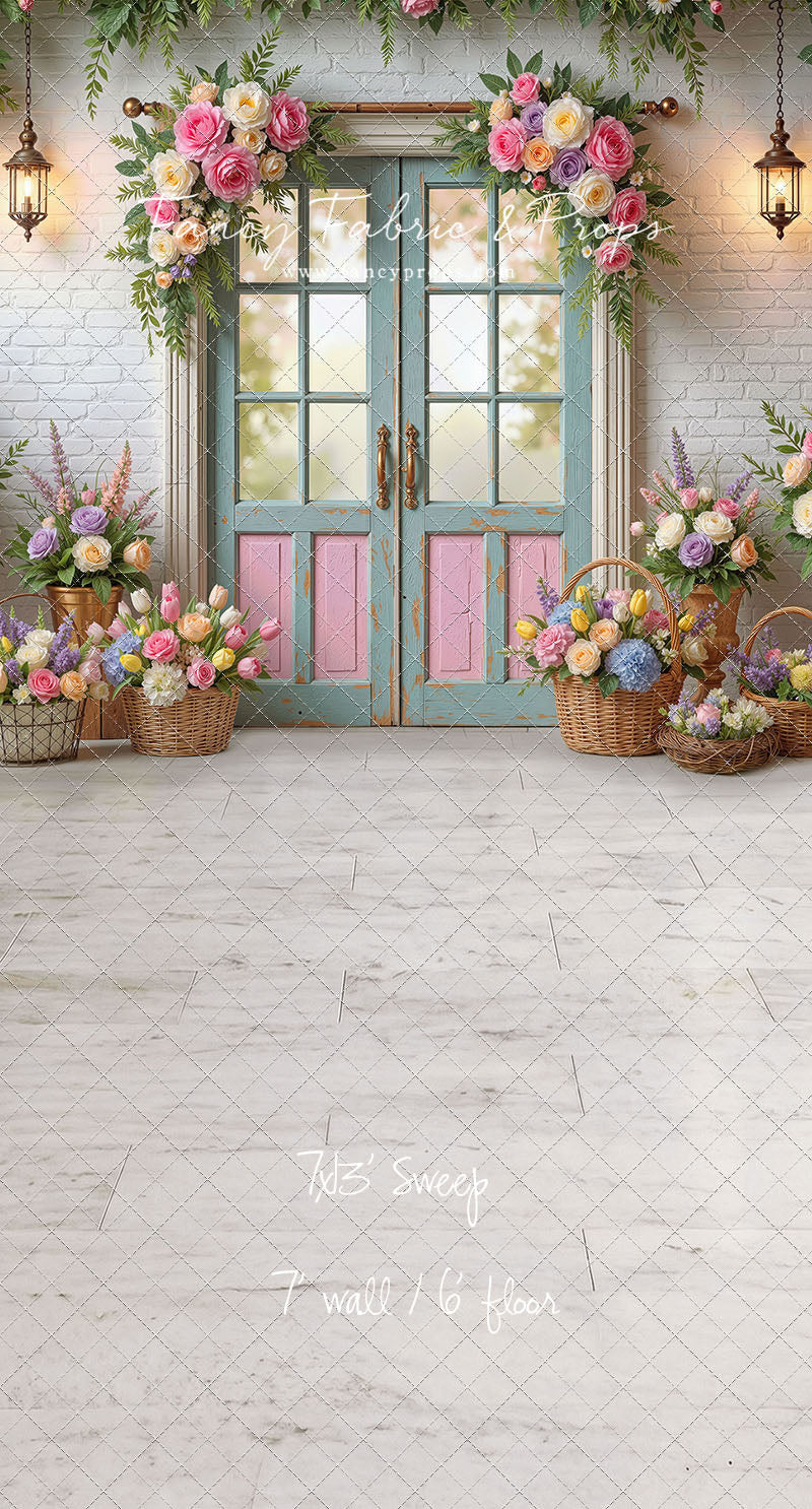 Pastel Garden Doors - With Sweep Option