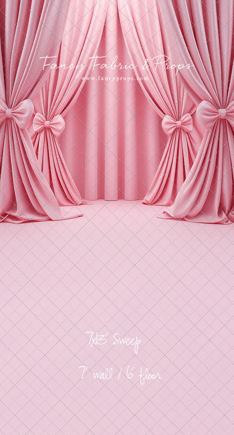 Pink Bow Drama - With Sweep Option