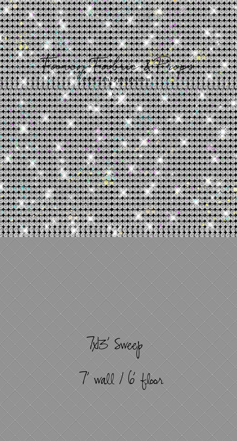 Prism Pop - With Solid Light Gray Floor Sweep Option