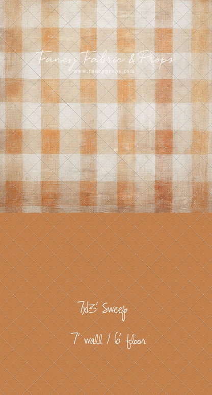 Pumpkin Patch Plaid - With Sweep Option