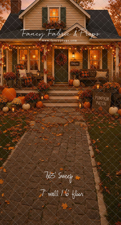 Pumpkin Patch Welcome - With Sweep Option