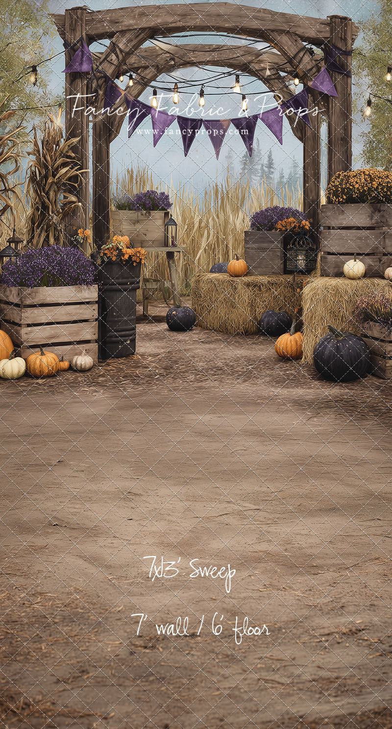 Pumpkin & Plum Harvest - with Sweep Option