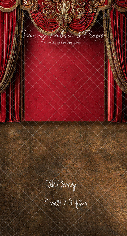 Regal Red Chamber Wall - With Sweep Option