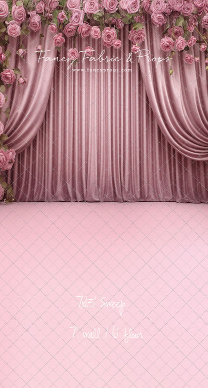 Rose Petal Curtain - With Sweep Option