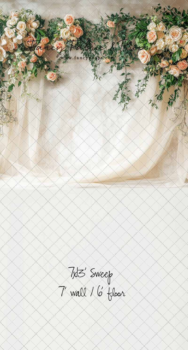 Rosette Drape - With Sweep Option